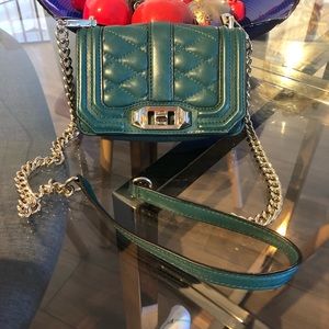 Small green Rebecca Minkoff love bag